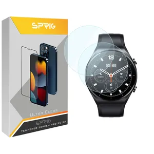 محافظ صفحه نمایش شیشه ای اسپریگ مدل SPG مناسب برای ساعت هوشمند شیائومی Watch S1 GL بسته دو عددی