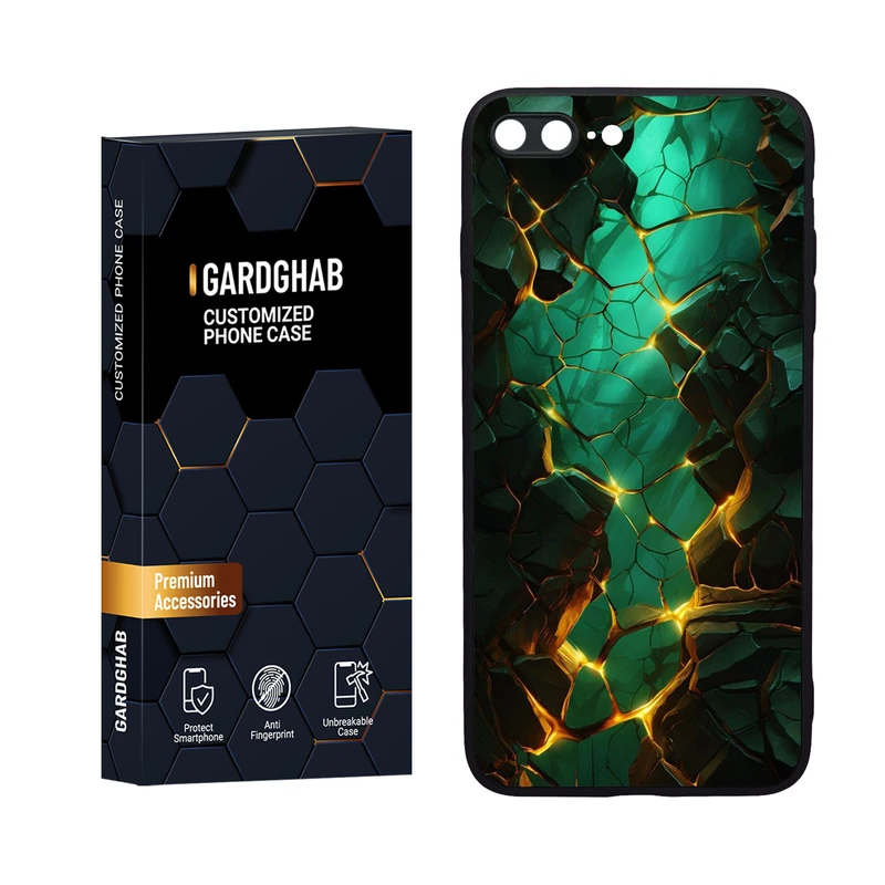 کاور گارد قاب مدل دورژله ای ساده مناسب برای گوشی موبایل اپل iPhone 7 Plus / 8 plus