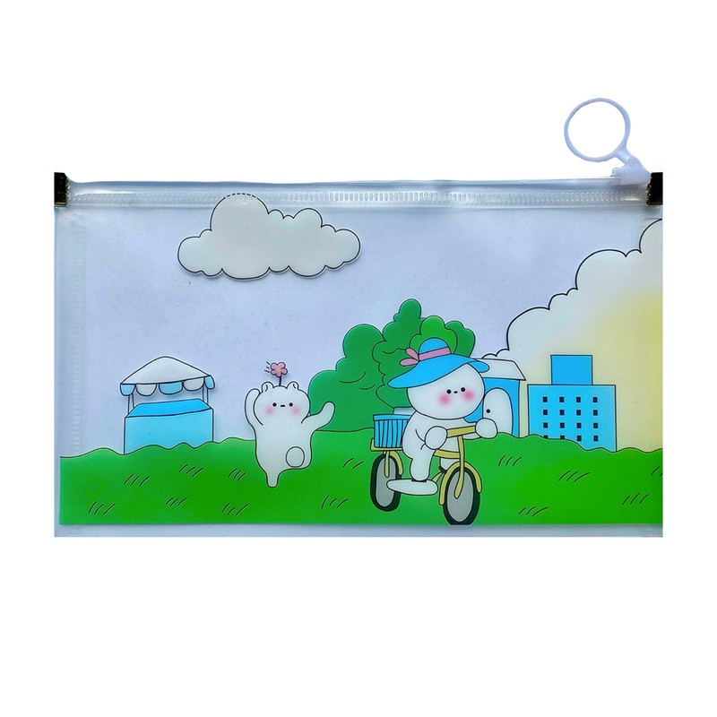 جامدادی مدل  زیپ دار طرح خرسی کد ۰۲