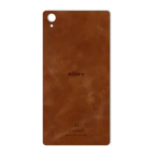 MAHOOT Buffalo Leather Special Cover Sticker for Sony Xperia Z1