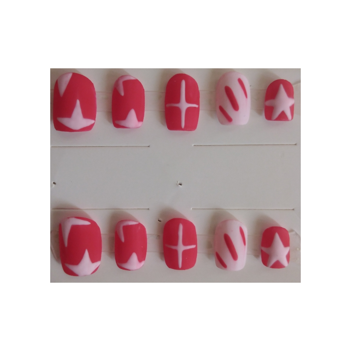 ناخن مصنوعی مدل ستاره بسته ده عددی