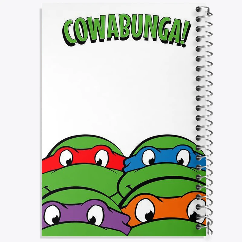 دفتر نقاشی 50 برگ خندالو طرح لاکپشت های نینجا کد N2076