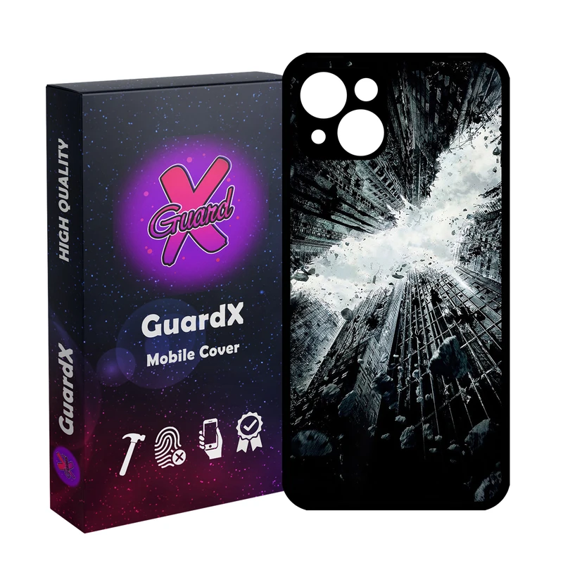 کاور گارد ایکس طرح Batman مدل Glass10821 مناسب برای گوشی موبایل اپل iPhone 13