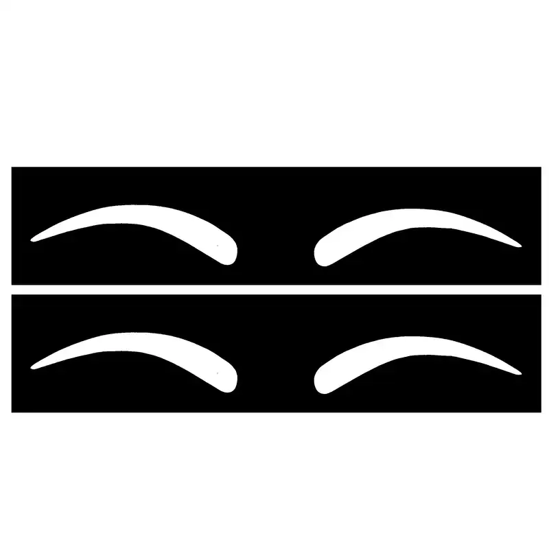 شابلون ابرو کد 130 مجموعه 2 عددی