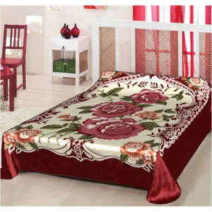 پتو کالای خواب متین مدل گلبافت 126 یک نفره سایز 220x160