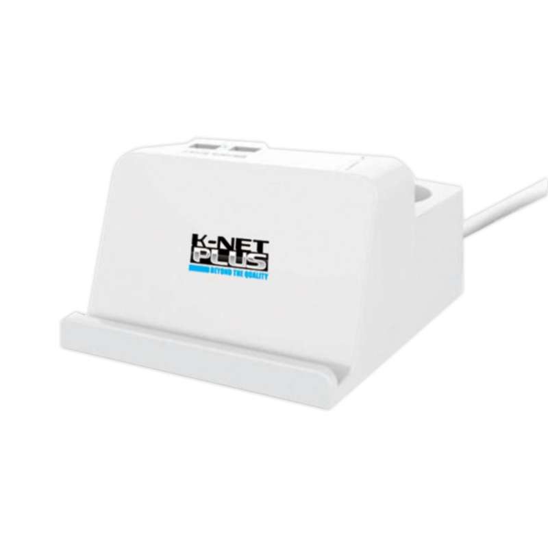 چند راهی و محافظ برق کی نت پلاس مدل KP-PS04-USB-SPD