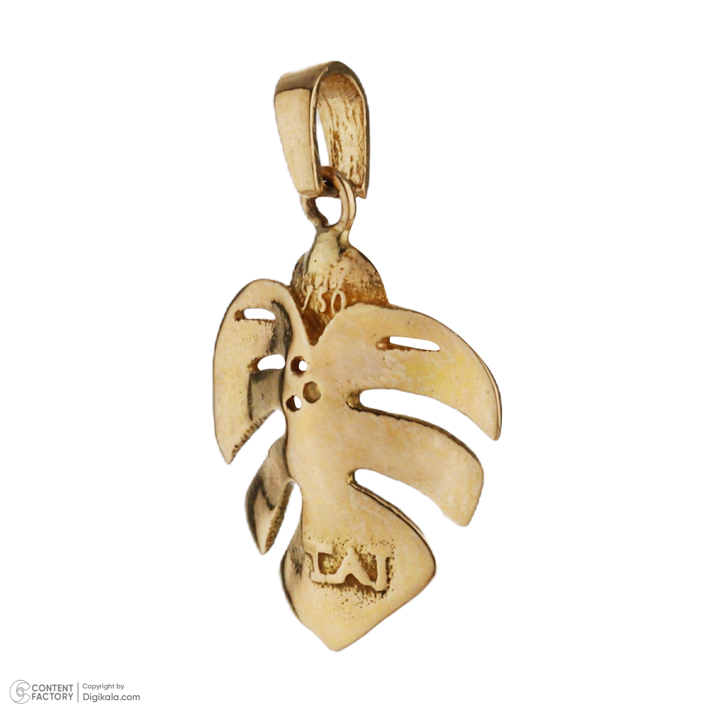 آویز گردنبند طلا 18 عیار زنانه تاج مدل A279