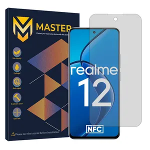 Master Resistant model transparent screen protector suitable for Realme 12 4G Mobile phone 