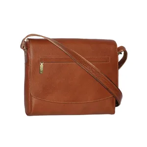 کیف رودوشی چرم طبیعی فلوتر چرم بارز مدل DG42