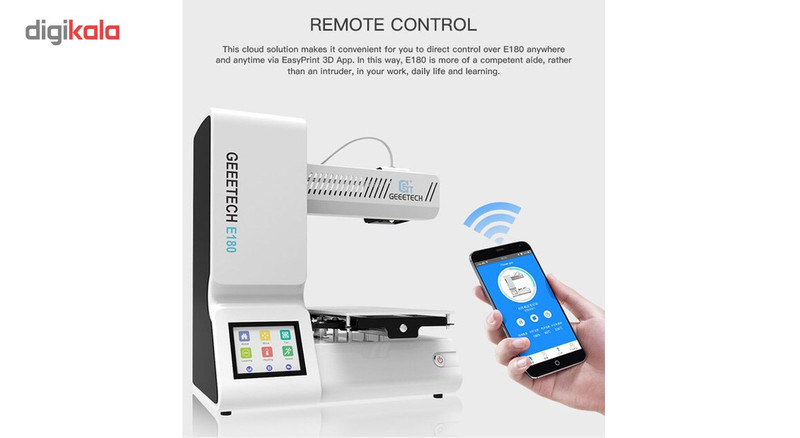 پرینتر سه بعدی گیتک مدل WIFI  -  E180 1