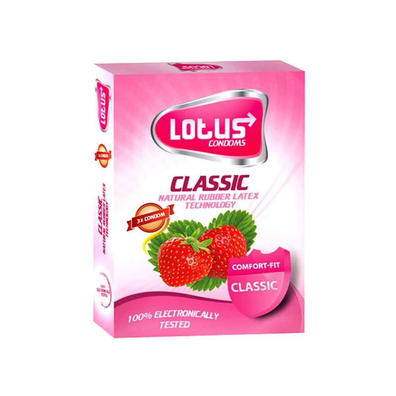 کاندوم لوتوس مدل Classic بسته 3 عددی