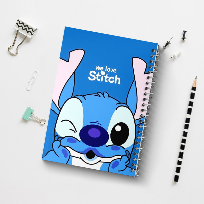 دفتر مشق 50 برگ خندالو طرح استیچ کد F931