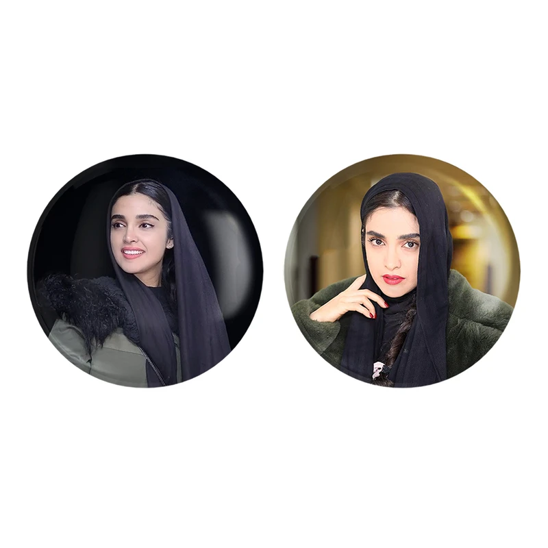 مگنت خندالو مدل الهه حصاری کد 62886287 مجموعه 2 عددی