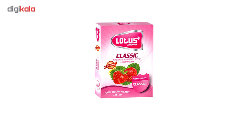 کاندوم لوتوس مدل Classic بسته 3 عددی