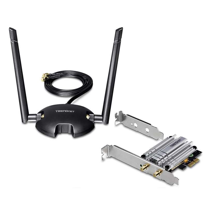 کارت شبکه AC1200 بی سیم PCI Express ترندنت مدل TEW-807ECH کارت شبکه AC1200 بی سیم PCI Express ترندنت مدل TEW-807ECH