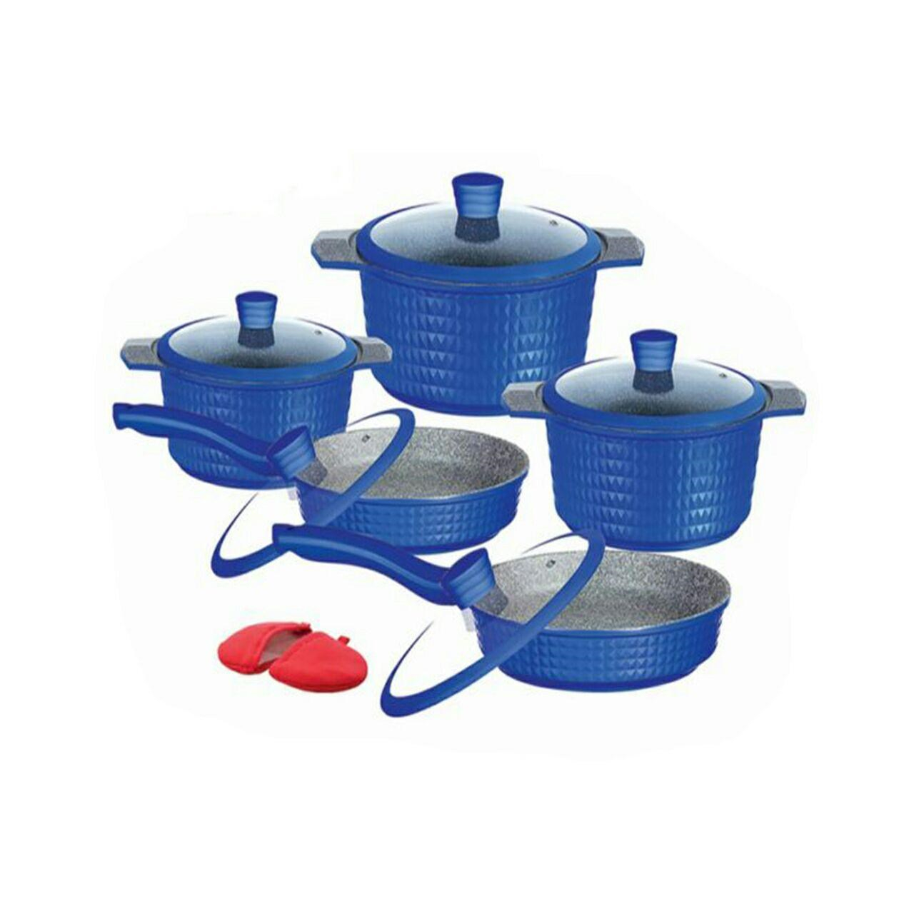 سرویس قابلمه ژیوان رز 12 پارچه جاسمین گرانیته مدل برناکو