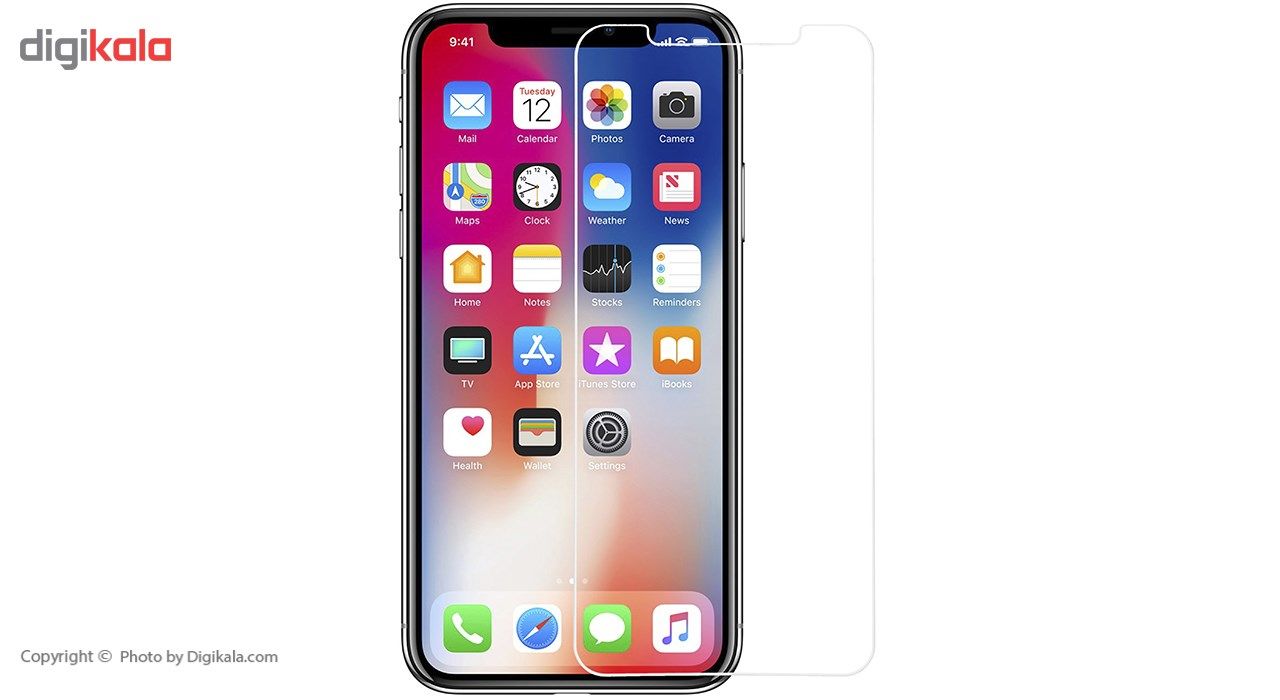 محافظ صفحه نمایش شیشه ای ریمکس مدلTempered مناسب برای گوشی موبایل اپل iPhone X main 1 1