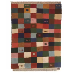 گبه دستبافت یک و نیم متری ذرع چارک نرمین کسا کد NKP.Z 113