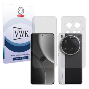 VWK Tough model transparent screen protector suitable for Xiaomi 15 Ultra mobile phone along with the back protector
