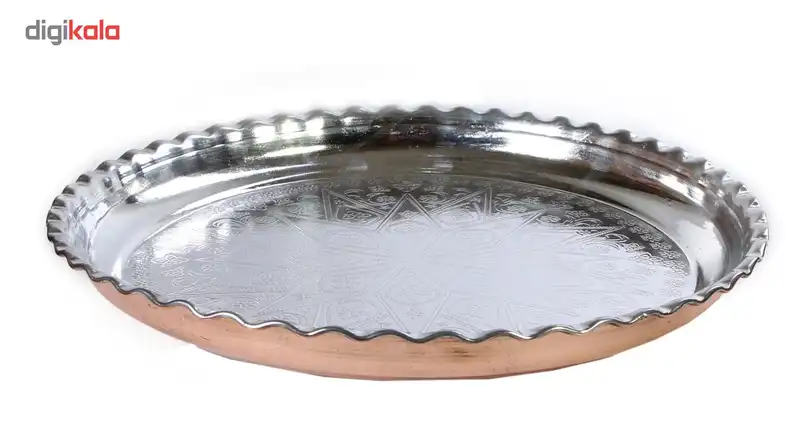 سینی مسی طرح گود کد ZH38 قطر 24 سانتی متر