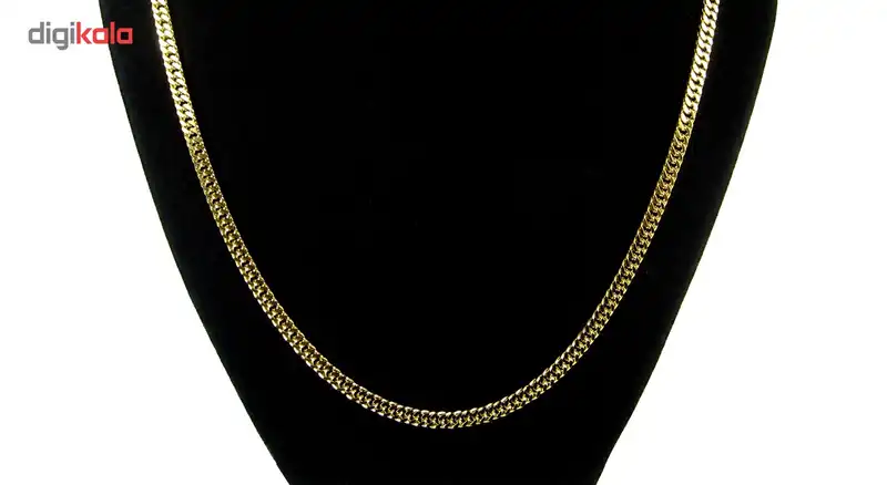 گردنبند حامد گالری طرح کارتیه طلایی مدل nm625