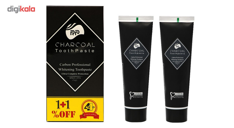 خمیر دندان ذغال آرپی مدل Charcoal حجم 100 میلی لیتر بسته 2 عددی خمیر دندان ذغال آرپی مدل Charcoal حجم 100 میلی لیتر بسته 2 عددی