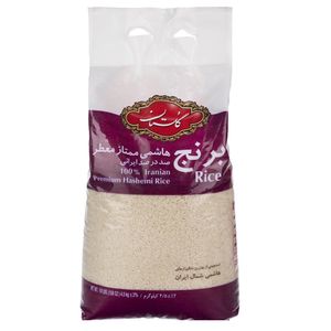 نقد و بررسی برنج هاشمی ممتاز گلستان مقدار 4.5 کیلوگرم توسط خریداران