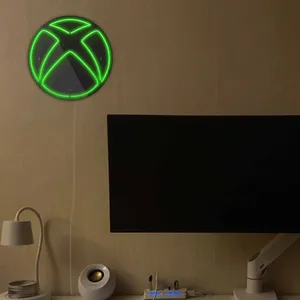 چراغ دیواری نئون دیزاین مدل Xbox-BL_GR
