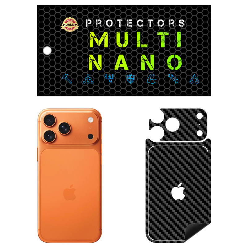 برچسب پوششی مولتی نانو طرح کربن مدل X-F1C مناسب برای گوشی موبایل اپل iPhone 17 Pro Max