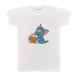 تی شرت بچگانه پرمانه طرح tom and jerry کد pmt.2967
