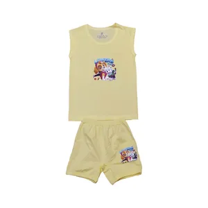 ست تاپ و شلوارک دخترانه مدل لاورز