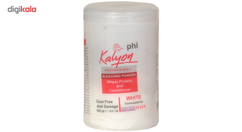 پودر بی رنگ کننده مو کالیون مدل White حجم 300 میلی لیتر