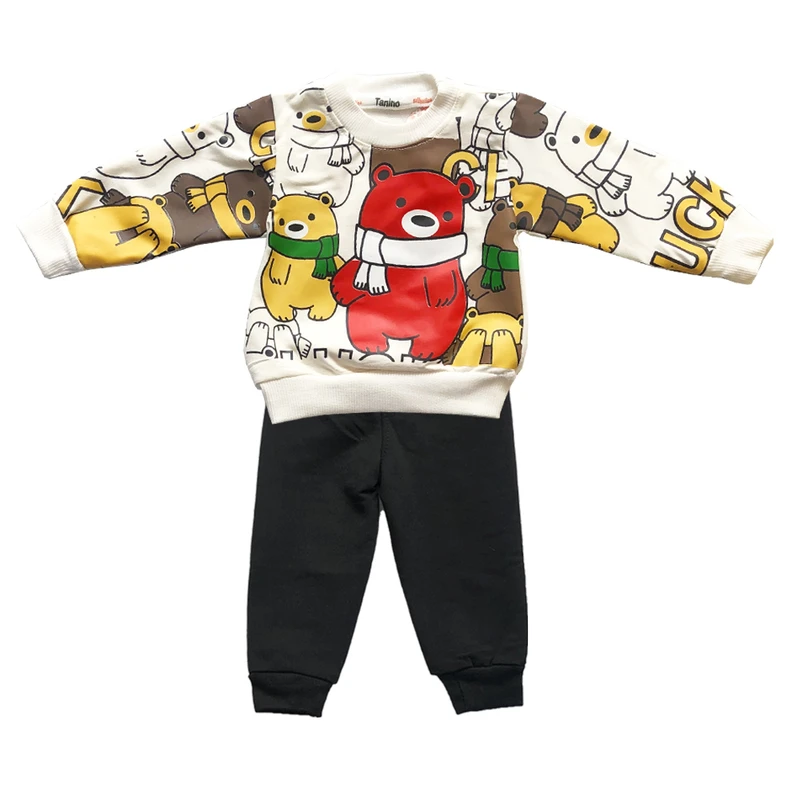 ست سویشرت و شلوار بچگانه مدل تدی کد 1382