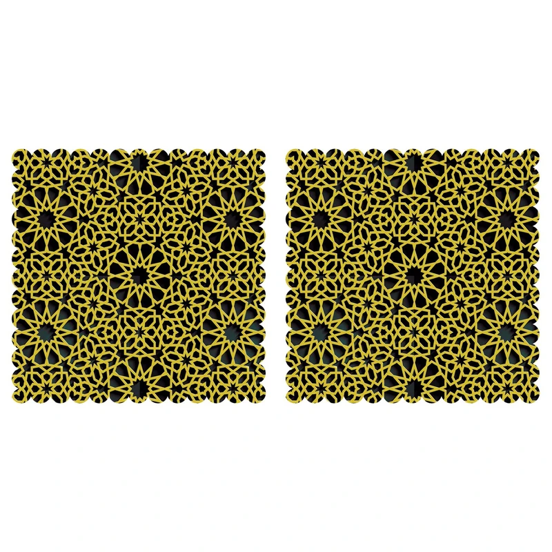 رومیزی رنس مدل T3-42095 سایز 40x40 سانتی متر مجموعه 2 عددی