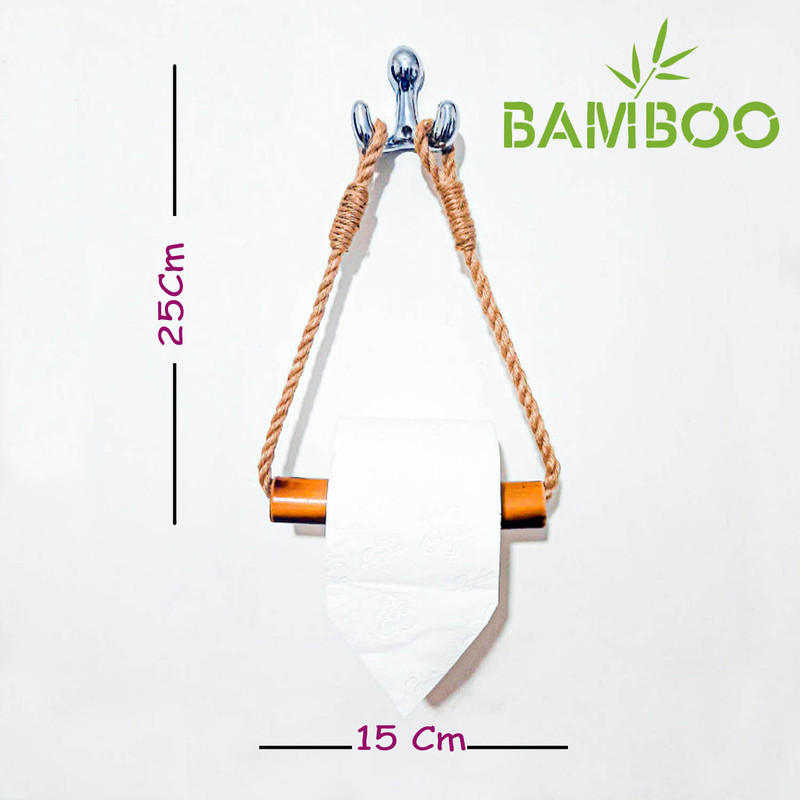 پایه رول دستمال کاغذی مدل بامبو كد 100