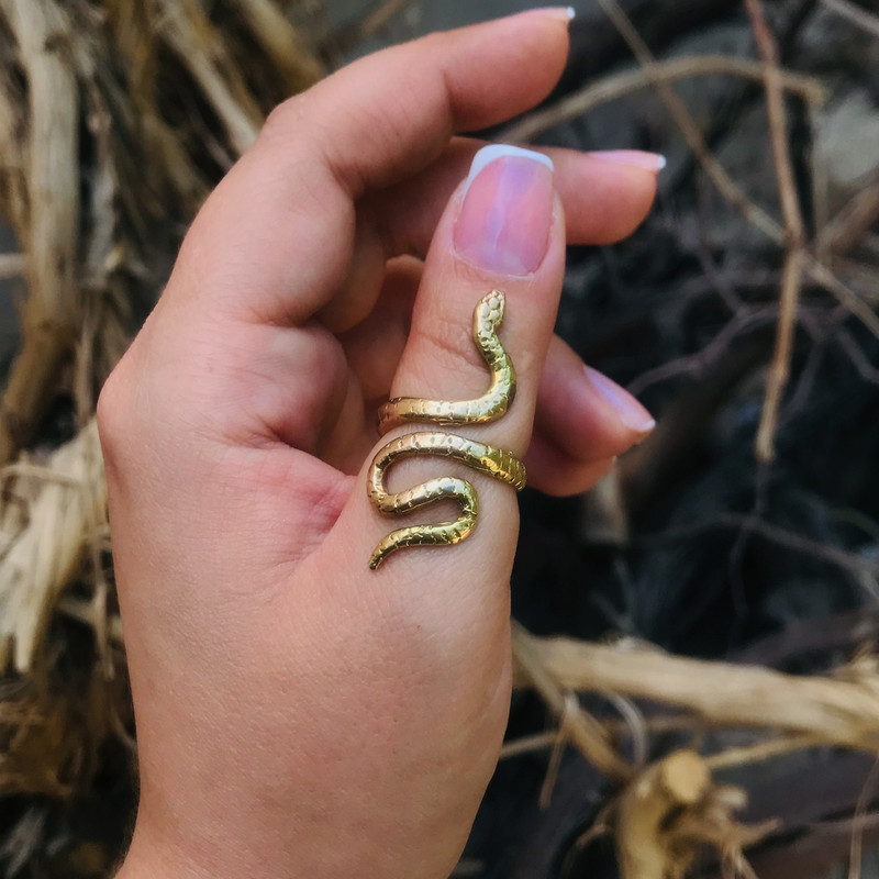 انگشتر دخترانه مدل مار انگشتر دخترانه مدل مار