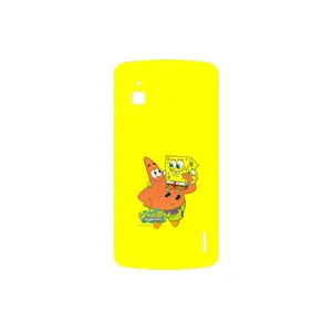 MAHOOT SpongeBob SquarePants Cover Sticker for Google Nexus 4