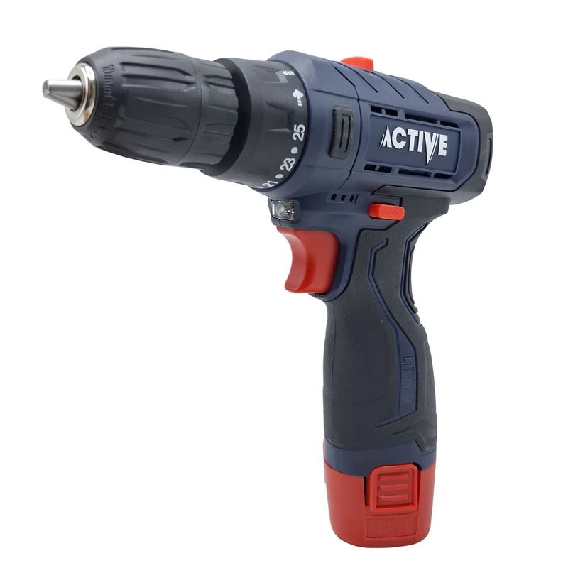 دریل پیچ گوشتی شارژی 10 میلی متری 12 ولت اکتیو تولز مدل AC-3232