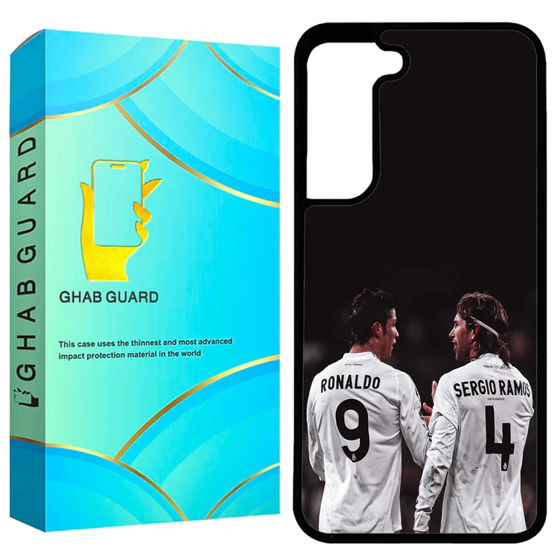 کاور قاب گارد طرح رونالدو و سرجیو مدل GCHPA21F مناسب برای گوشی موبایل سامسونگ Galaxy S21 FE 5G