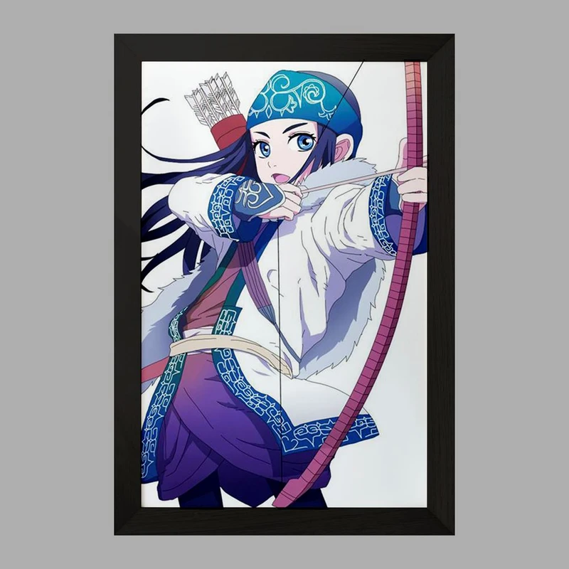 تابلو خندالو مدل اسیرپا انیمه کامویی طلایی Golden Kamuy کد 23724