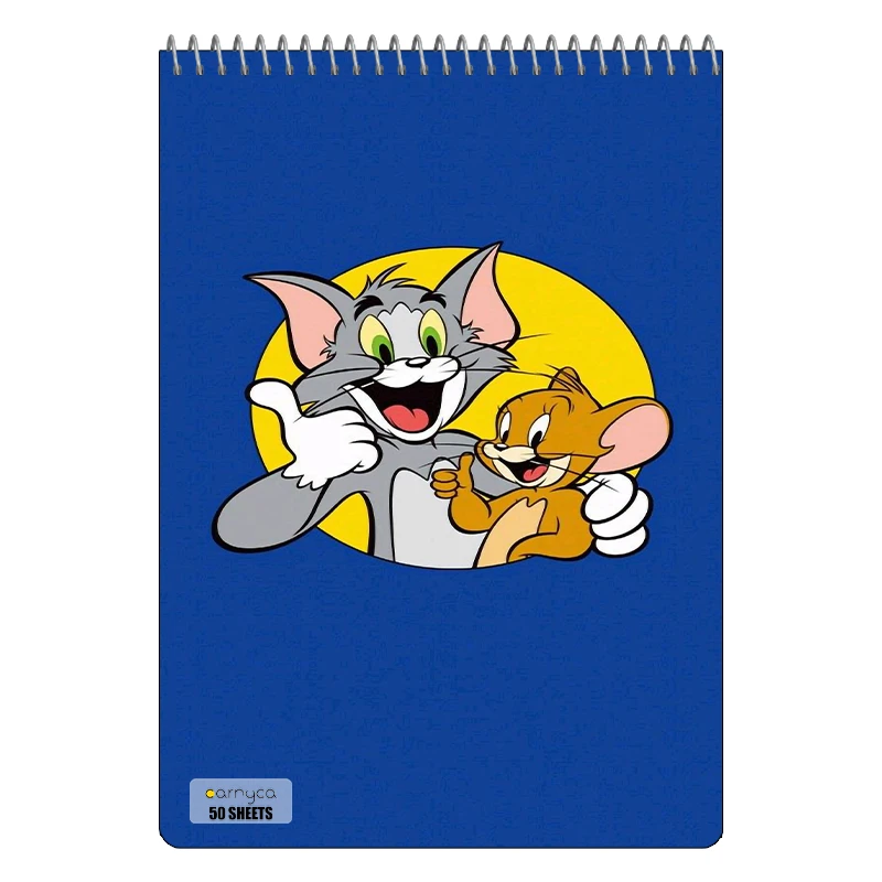 دفتر نقاشی 50 برگ سیمی کارنیکا طرح تام و جری tom & jerry کد 15958