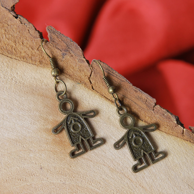 گوشواره دخترانه بازرگانی میلادی کد GZN_071