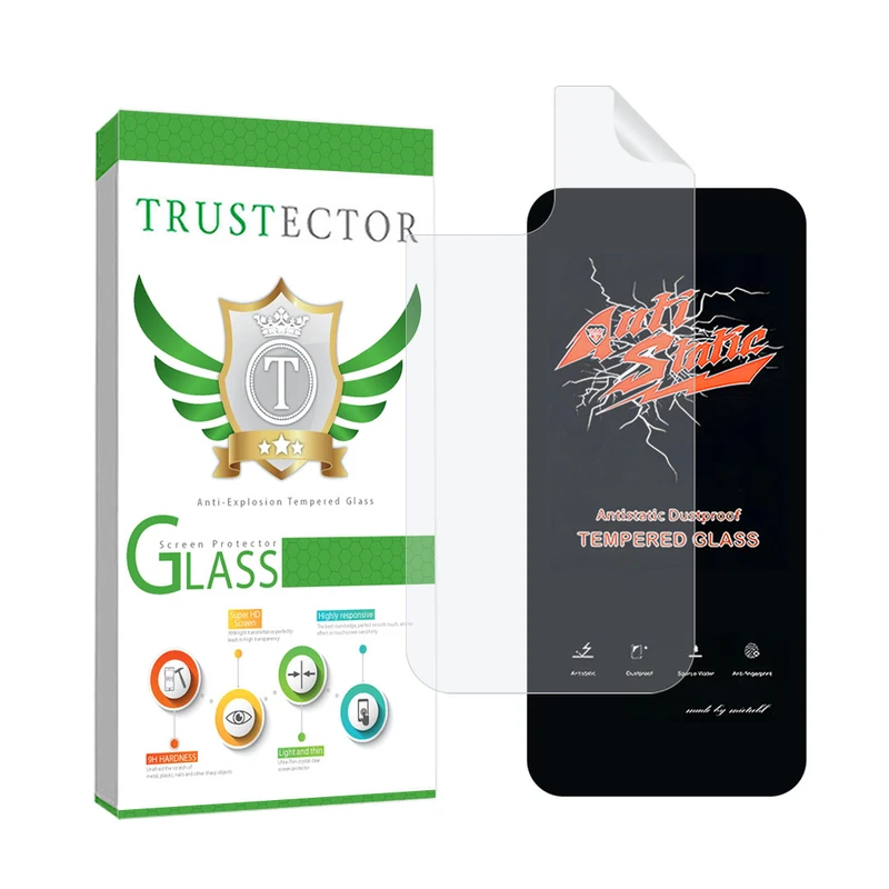 محافظ صفحه نمایش تراستکتور مدل ANTNABKTR مناسب برای گوشی موبایل اپل iPhone 15 به همراه محافظ پشت گوشی