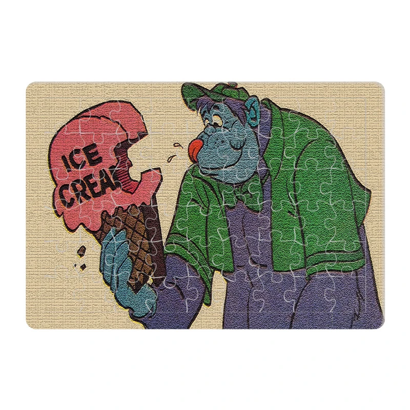 پازل 54 تکه هومرو مدل PL579 طرح انیمیشن گوریل انگوری