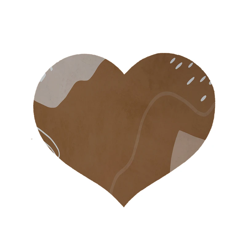 پادری مدل قلب طرح کلاسیک کد 8768 سایز 90x90 سانتی متر