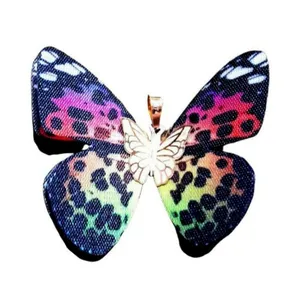 آویز گردنبند طلا 18 عیار زنانه مدل پروانه کد K47