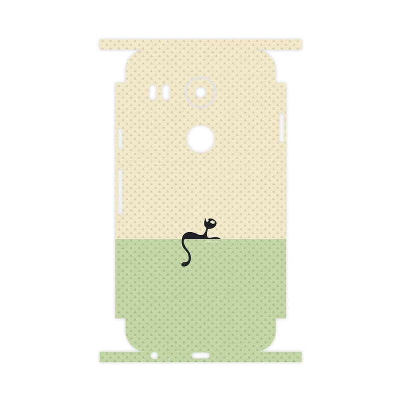 برچسب پوششی ماهوت مدل Minimal Internet Cat Icon-FullSkin مناسب برای گوشی موبایل گوگل Nexus 5X