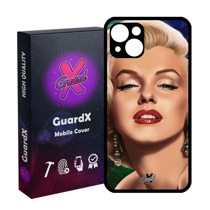 کاور گارد ایکس طرح Marilyn Monroe مدل Glass10300 مناسب برای گوشی موبایل اپل iPhone 13