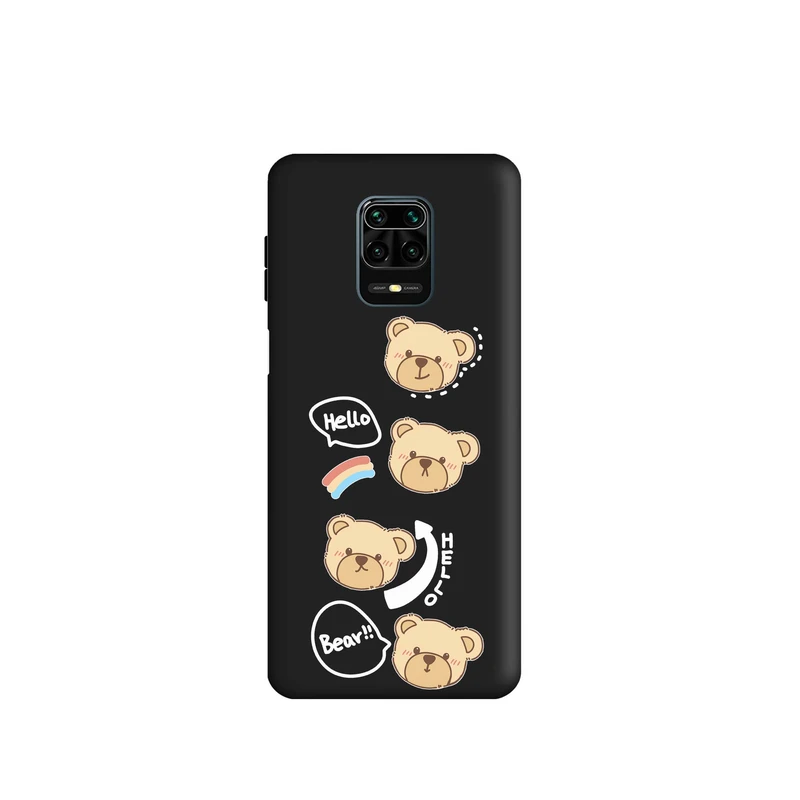 کاور طرح خرس بیر کد m2807 مناسب برای گوشی موبایل شیائومی Redmi Note 9S / Redmi Note 9 Pro