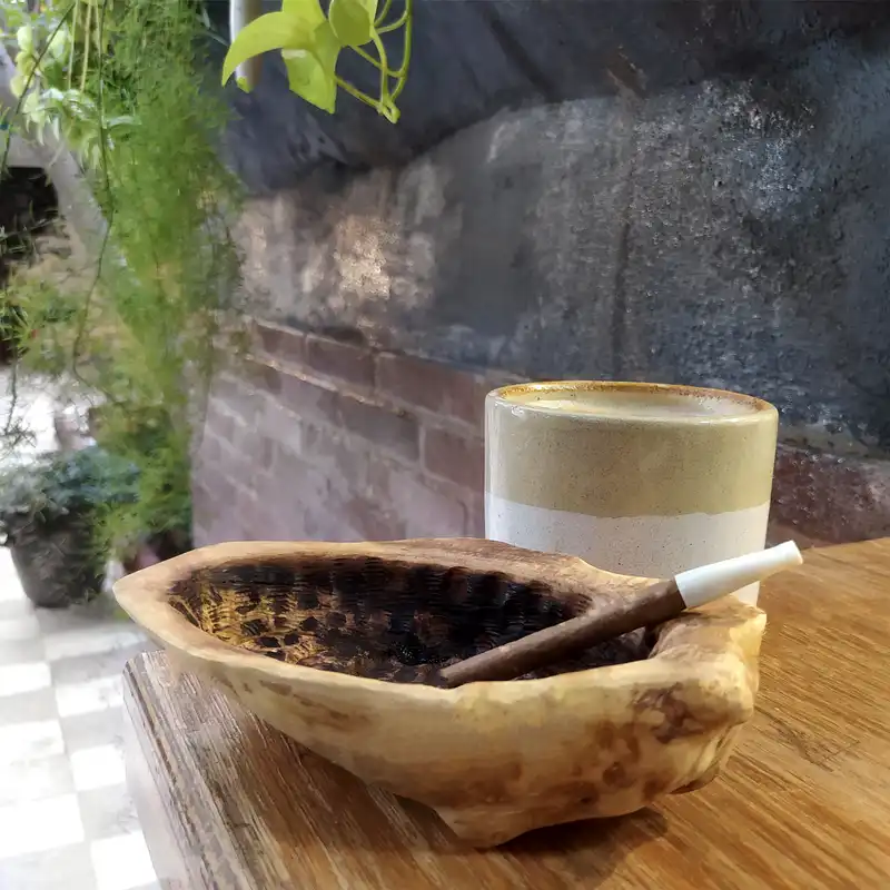 زیرسیگاری مدل روستیک چوبی کد 01